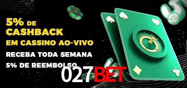 Promoções do cassino ao Vivo 027bet